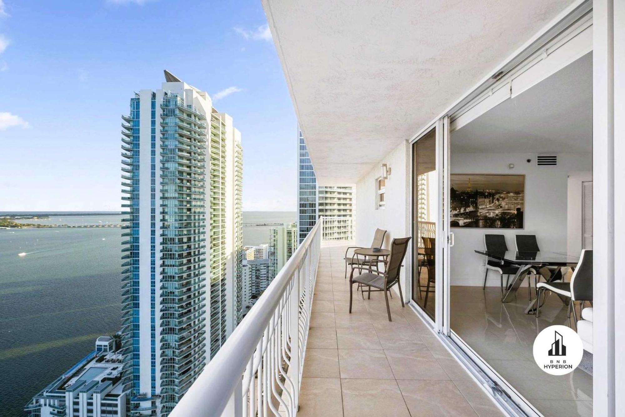 Bnb Hyperion - Luxe 3B Condo W City & Ocean Views Miami Eksteriør billede